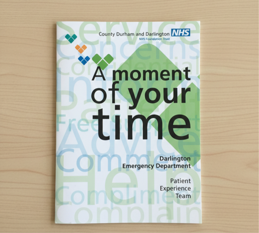 Patient experience Team NHS Leaflet Design and Print